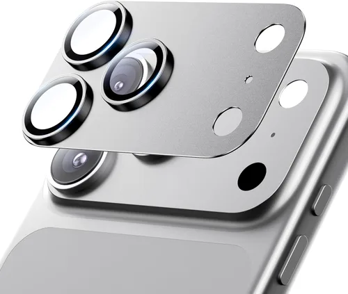 Miniatura 20 de Hoerrye para iPhone 17 Pro Protector de Lente de Cámara - [12FT Grado Militar a Prueba de Roturas] [Fuerte Adhesión] Cubierta Protectora Completa