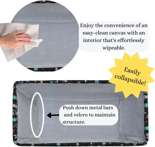 Miniatura 32 de NGIL Bolsa de comestibles reutilizable extra grande plegable de gran tamaño para comestibles, almacenamiento, picnic, playa, Bronco-negro occidental