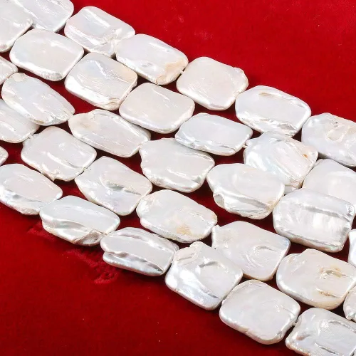 Miniatura 7 de Perlas Barrocas Naturales Irregulares Cultivadas en Agua Dulce Perla Suelta para Elaboración de Collares, Pendientes, Joyería para Mujeres DIY 36 cm
