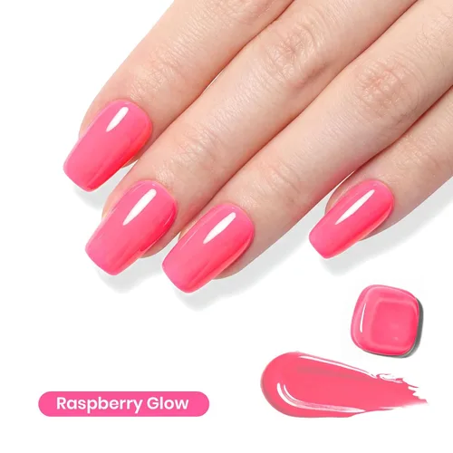 Miniatura 320 de Beetles - Esmalte de uñas de gel rosa claro, 0.5 fl oz, color rosa bebé, esmalte de gel que se absorbe con luz UV LED, arte de uñas de verano, salón