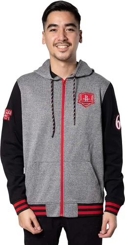 Miniatura 7 de Ultra Game Chaqueta con capucha oficial de la NBA Super Soft MVP con cremallera completa para hombre