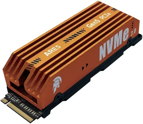 Miniatura 7 de DATO Gen4 SSD con disipador de calor de 1 TB NVMe PCIe 4.0 M.2 2280 hasta 7200/6850 MB/s SSD de alto rendimiento para juegos y creación – Ares Dark