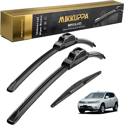 Miniatura 45 de MIKKUPPA Juego de 3 limpiaparabrisas de 22+21+12 pulgadas - Reemplazo para Dodge Durango 2011-2023, Jeep Grand Cherokee 2011-2013 - Limpiaparabrisas