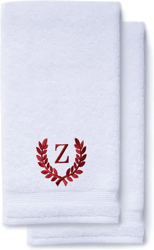 Miniatura 162 de Toallas de mano decorativas y con monograma para baño, cocina, maquillaje Regalo personalizado para boda-nupcial Toalla turca de lujo