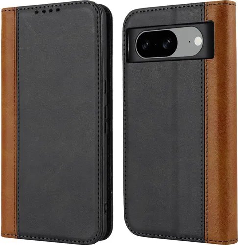 Miniatura 29 de Havaya Funda tipo cartera para Google Pixel 6 Pro con tarjetero para Pixel 6 Pro 5G, funda abatible con ranuras para tarjetas de crédito, piel