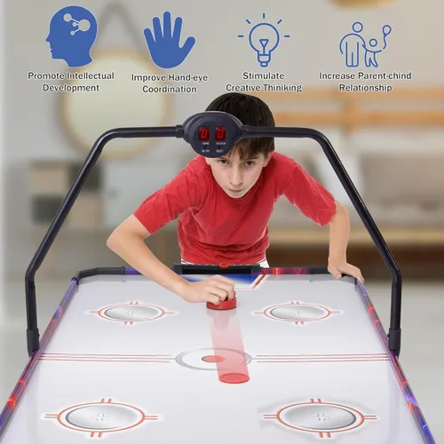 Miniatura 2 de Empujadores de hockey de aire y discos de hockey de aire, juegos de interior, asas de portería, palas, accesorios de repuesto para equipos de mesas