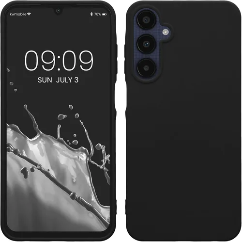 Miniatura 19 de kwmobile Funda compatible con Samsung Galaxy A23 4G / 5G - Funda de silicona TPU metálica suave y delgada - Rojo oscuro metálico