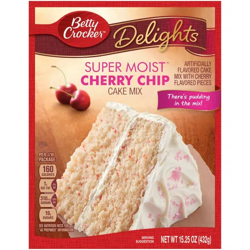 Miniatura 65 de Betty Crocker Delights Mezcla de pastel de chocolate alemán súper húmedo, 13.25 onzas (paquete de 12)