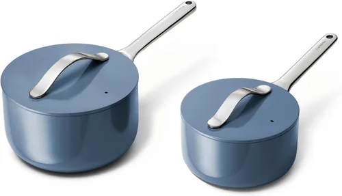 Miniatura 19 de Caraway Sartén antiadherente de cerámica con tapa (3 cuartos de galón), no tóxico, sin PTFE ni PFOA, apto para horno y compatible con todas