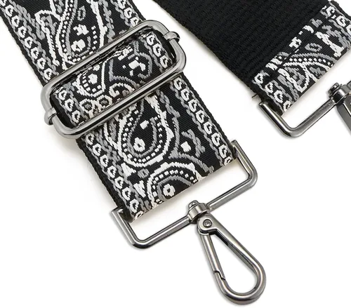 Miniatura 76 de ZOOEASS Hebillas de níquel Correa ancha para el hombro ajustable de repuesto para cinturón de pistola, hebilla de guitarra estilo bandolera
