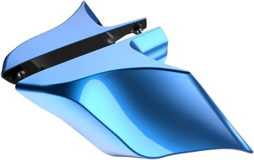 Miniatura 83 de Advanblack Barracuda - Cubiertas laterales estiradas plateadas (brillantes), paneles extendidos para Harley Touring Street Glide Road Glide Electra