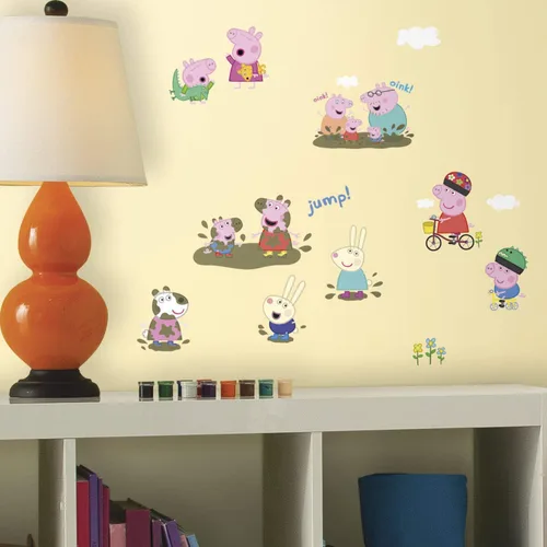 Miniatura 4 de Calcomanías de pared RoomMates RMK3183SCS Peppa la Cerdita (despegar y pegar)