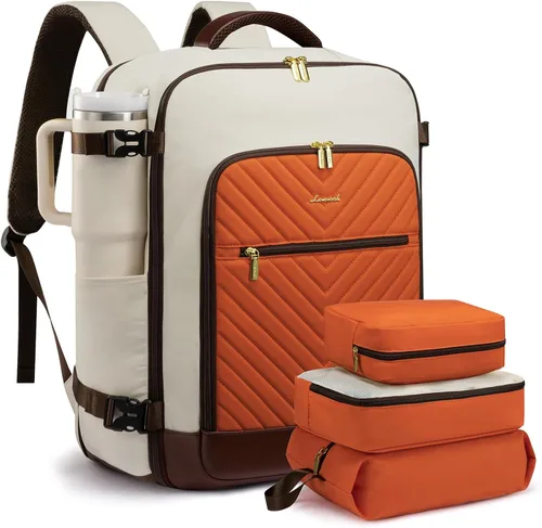 Miniatura 15 de LOVEVOOK Mochila de Viaje Grande, Mochila de Equipaje de Mano para Aviones, Viajes