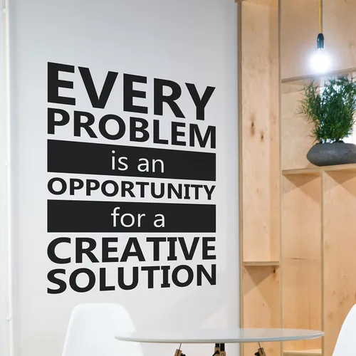 Miniatura 8 de Calcomanía motivacional e inspiradora para pared de oficina, citas de vinilo para negocios, trabajo en equipo, palabras y decir decoración positiva