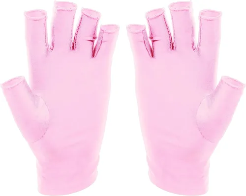 Miniatura 8 de SUNUV Guantes LED para Uñas de Gel, Guantes Anti UV UPF 50+ para Lámpara de Uñas de Gel, Guantes UV Profesionales para Técnicos de Uñas guantes