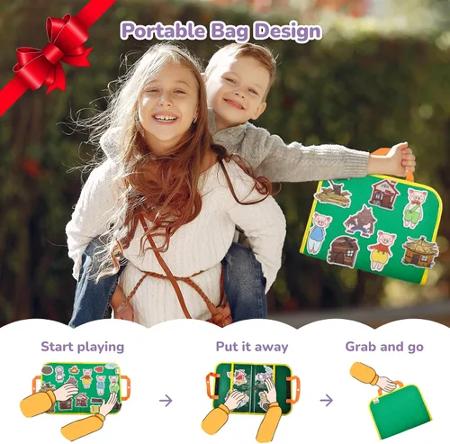 Miniatura 6 de CHEFAN Paquete de 12 Piezas de Historias Bíblicas para Tablero de Fieltro, Historias de Tablero de Franela para Actividades Preescolares Incluye una