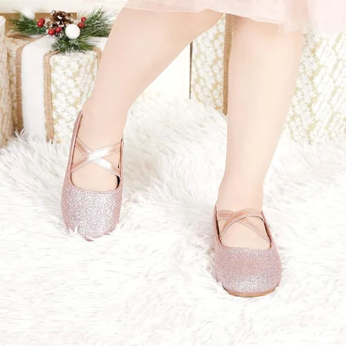 Miniatura 3 de Otter MOMO Zapatos planos de bailarina para niña, con lazo decorativo, ideales para llevar con vestido y combinan bien con flores, para escuela