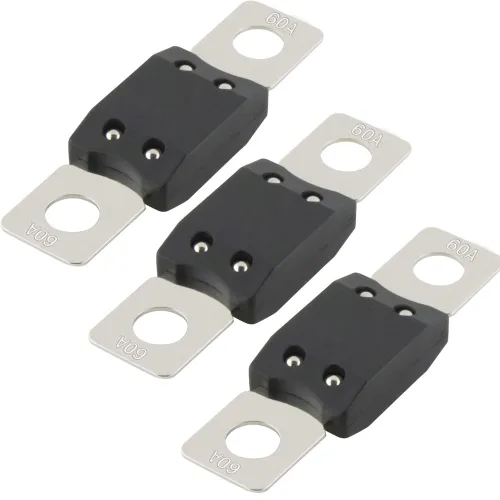 Miniatura 12 de MEGA AMG Fusibles de Alta Corriente 3Pcs, 125Amp Montaje por Perno de Alta Protección para Vehículos de Coche, Camiones, Autobuses, Caravanas (125A)
