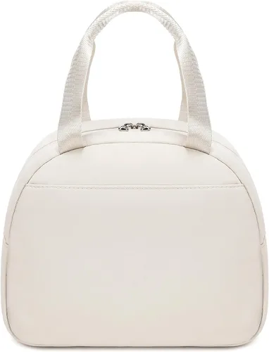Miniatura 9 de abshoo Bolsa de almuerzo reutilizable para mujeres y niñas, bolsa de almuerzo aislada para la escuela, trabajo, picnic, viajes (azul claro)