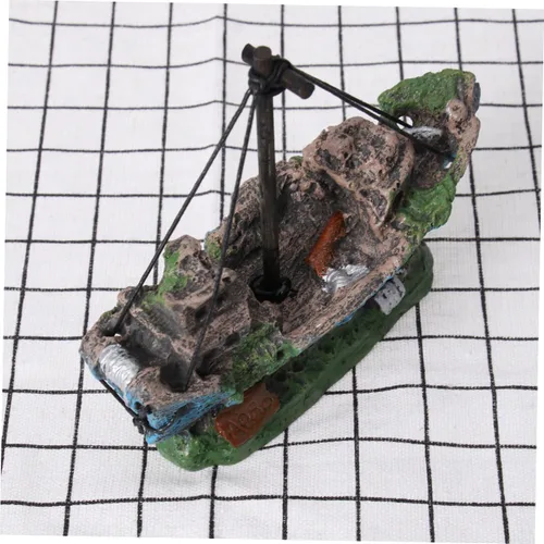 Miniatura 6 de POPETPOP Betta pecera pecera paisajismo decoración en maceta decoraciones de tanque acuario hundido pecera accesorios accesorios acuario adornos