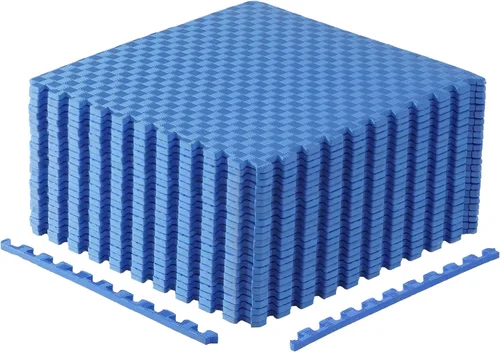 Miniatura 10 de CAP Puzzle Exercise Mats 1/2” Thick EVA Interlocking Foam Tiles for Home Gym Flooring Multiple Options
