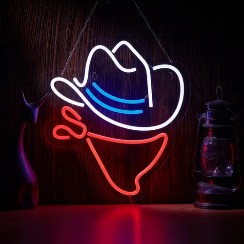 Miniatura 7 de Letrero de neón "Dejar de pensar, empezar a beber" para barra, señal de pared con interruptor regulable para pub de cerveza, letreros de neón LED