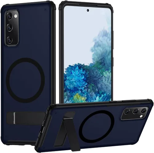 Miniatura 25 de TIANNIUKE Funda Magnética para Samsung Galaxy S21 5G, Mate Translúcida Anti-Huellas Dactilares, Compatible con MagSafe, Ajuste Delgado a Prueba
