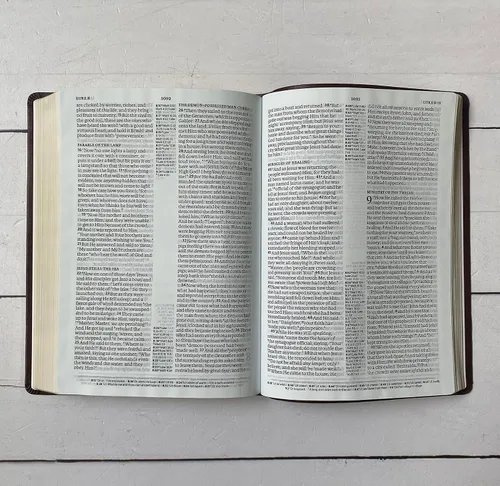 Miniatura 5 de JOY CREATIVE Biblia de referencia de impresión grande NASB Personalizado con nombre Diseño personalizado con letras a mano y grabado con láser