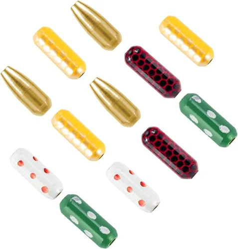 Miniatura 10 de Dr.Fish Latón Pesca Spinner Señuelo Cuerpos Pesas Sinker Pesas Spinnerbait Fabricación Materiales Slip Sinker Bullet Sinkers Inline Spinners 48pcs
