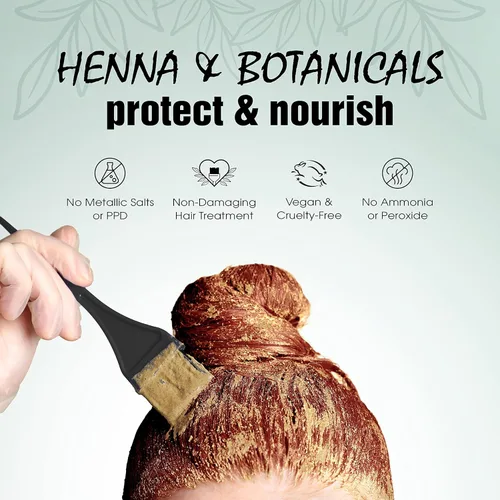 Miniatura 7 de Light Mountain Tinte y acondicionador para el cabello de henna, tinte picante para el cabello canela para hombres y mujeres, polvo orgánico de hoja