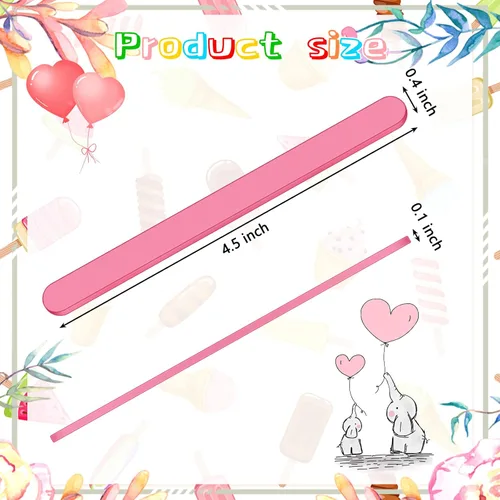 Miniatura 7 de 30 palitos de acrílico reutilizables para tartas, molde para tartas, espejo, palitos de helado, molde para tartas para el hogar, pasteles, dulces