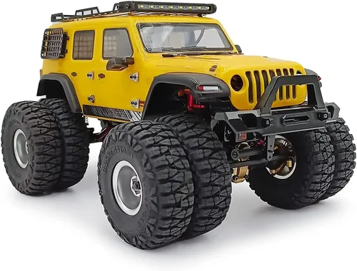 Miniatura 6 de RCHUBAM Llantas de rueda delantera RC con eje de transmisión CVD para 1/24 Axial SCX24 Deadbolt Bronco C10 RC Crawler Car