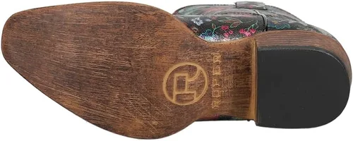 Miniatura 5 de ROPER Botas casuales de mujer Ingrid con punta triangular floral metálica, tacón bajo de 1-2 pulgadas, tobillo - Multi