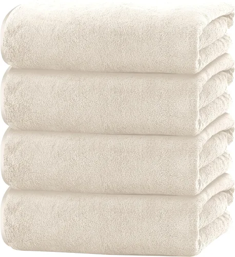 Miniatura 23 de Cosy Family Juego de toallas de microfibra de 8 piezas, 2 toallas de baño, 2 toallas de mano y 4 paños de lavado, toallas ultra suaves y altamente