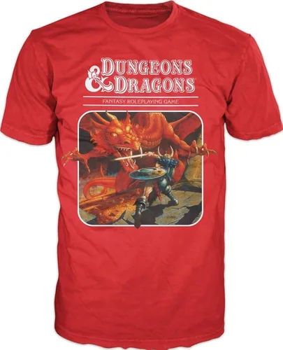 Miniatura 2 de Camiseta gráfica Dungeons and Dragons Third Edition para hombre, Rojo