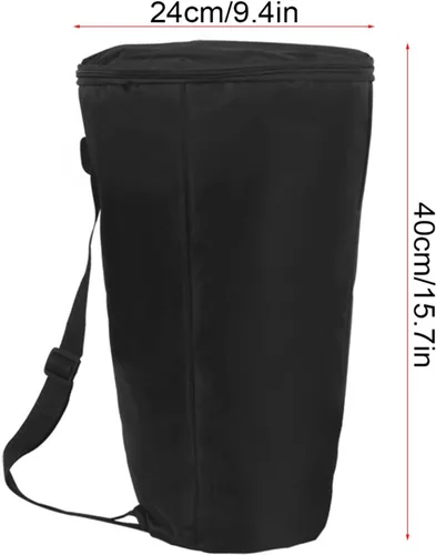 Miniatura 3 de Portátil Impermeable Hombro Africano Tambor Llevar Bolsa Tambor Mochila Instrumento Musical Accesorio Negro Toysandgames Bolsas, Correas