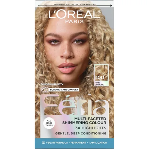 Miniatura 60 de L'Oreal Paris Feria - Tinte permanente multifacético y brillante, 60 Crystal Brown (castaño claro), paquete de 1 60 marrón claro
