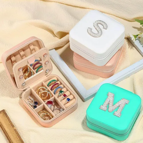 Miniatura 6 de Parima Regalos para el día de la madre para mamá, joyero de viaje, regalos personalizados para mujeres y niñas, joyero de viaje, regalos del día