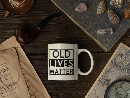 Miniatura 7 de Taza de café Old Lives Matter Old Lives Still Matter, regalos para hombres, Old Lives Still Matter, taza de café de 11 onzas, regalos para hombres