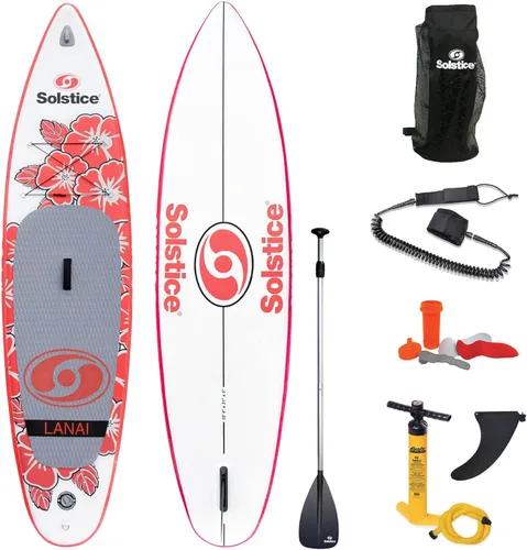 Miniatura 9 de Solstice Watersports Islander - Kit de tabla de remo inflable (11 pies 2 pulgadas x 31 pulgadas x 6 pulgadas), verde azulado, kit isleño