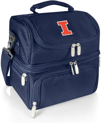 Miniatura 40 de PICNIC TIME NCAA Nebraska Cornhuskers Pranzo - Lonchera aislada con juego de pícnic, bolsa enfriadora para el almuerzo Negro