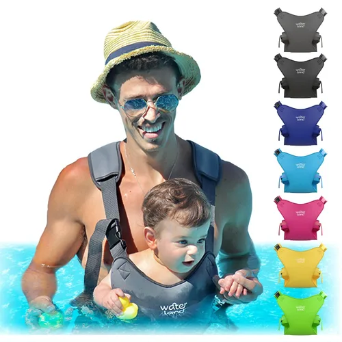 Miniatura 10 de WaterLand Portabebés – Portabebés innovador que puedes utilizar tanto en agua como en tierra – Portabebés de pecho impermeable con correas Verde