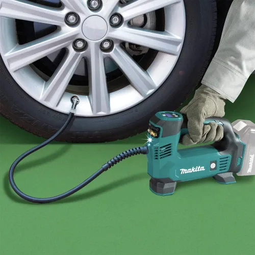 Miniatura 6 de Makita DMP180ZX Inflador inalámbrico de iones de litio LXT® de 18 V, funciona con batería, solo herramienta (batería y cargador no incluidos); Verde