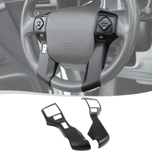 Miniatura 11 de Voodonala Funda decorativa para volante de 4runner, ajuste para Toyota Tacoma 2014-2021 Tundra Sequoia 2018-2021 Toyota 4runner SUV 2010-2021
