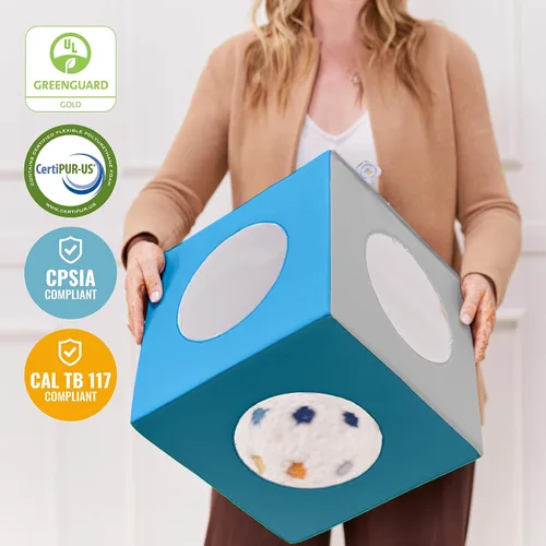 Miniatura 5 de ECR4Kids SoftZone - Cubo de espejo, juguete sensorial, contemporáneo