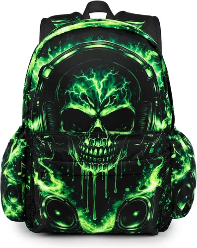 Miniatura 17 de Mochila de camuflaje vintage con bandera americana, bolsas de libros, ligeras, informales, para portátil, mochila de viaje para hombre y mujer