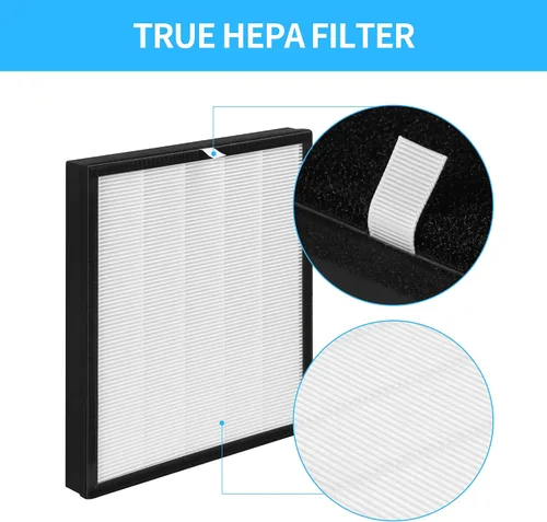 Miniatura 4 de Paquete de 1 filtro de repuesto Aerio-300 compatible con purificador Zigma Aerio-300, 1 filtro de alta eficiencia + 1 prefiltros de carbono