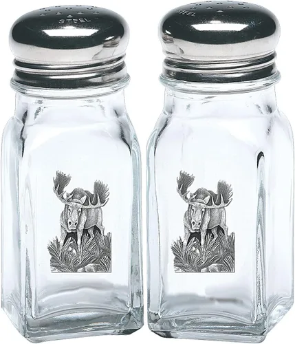 Miniatura 53 de Heritage Pewter Appalachian State University - Juego de 2 saleros y pimenteros Vidrio de peltre hecho por expertos