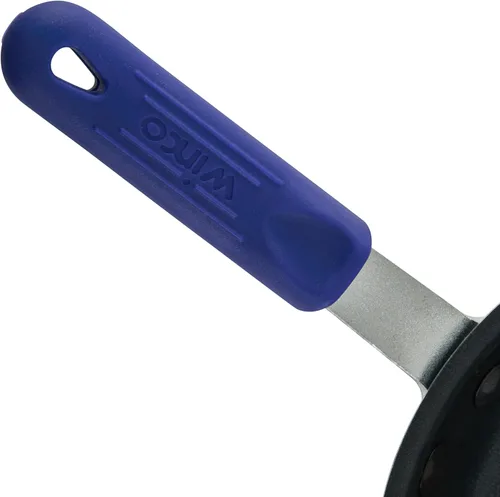 Miniatura 6 de Winco AFPI-8NH, sartén de aluminio lista para inducción de 8 pulgadas con revestimiento antiadherente, sartén con funda de silicona