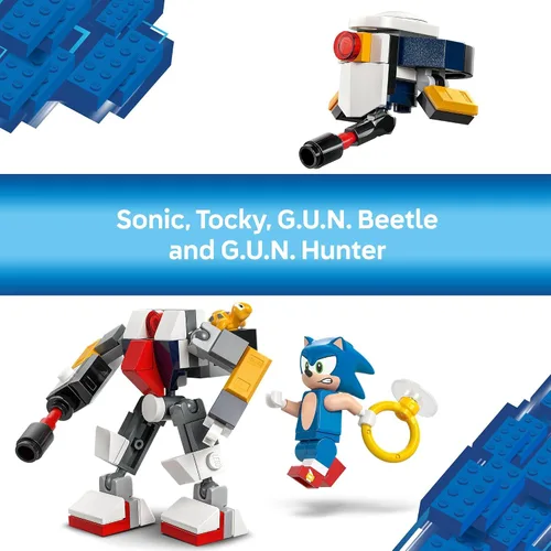 Miniatura 6 de LEGO Sonic the Hedgehog: Enfrentamiento en la fogata de Sonic, juguete de colección para niños y fanáticos de videojuegos, divertido juego